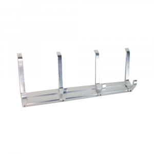 Colgador perchero en aluminio x 4